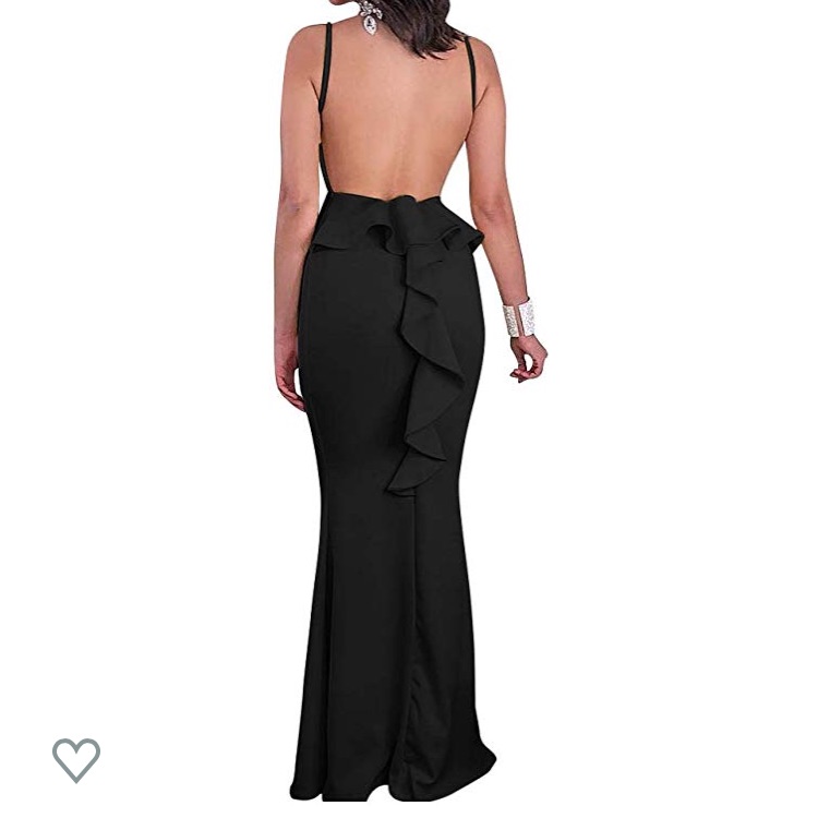 Brand New Sexy Black Gown